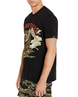 Avirex Flying Tiger Logo Graphic Tee Jet Black thumbnail 2