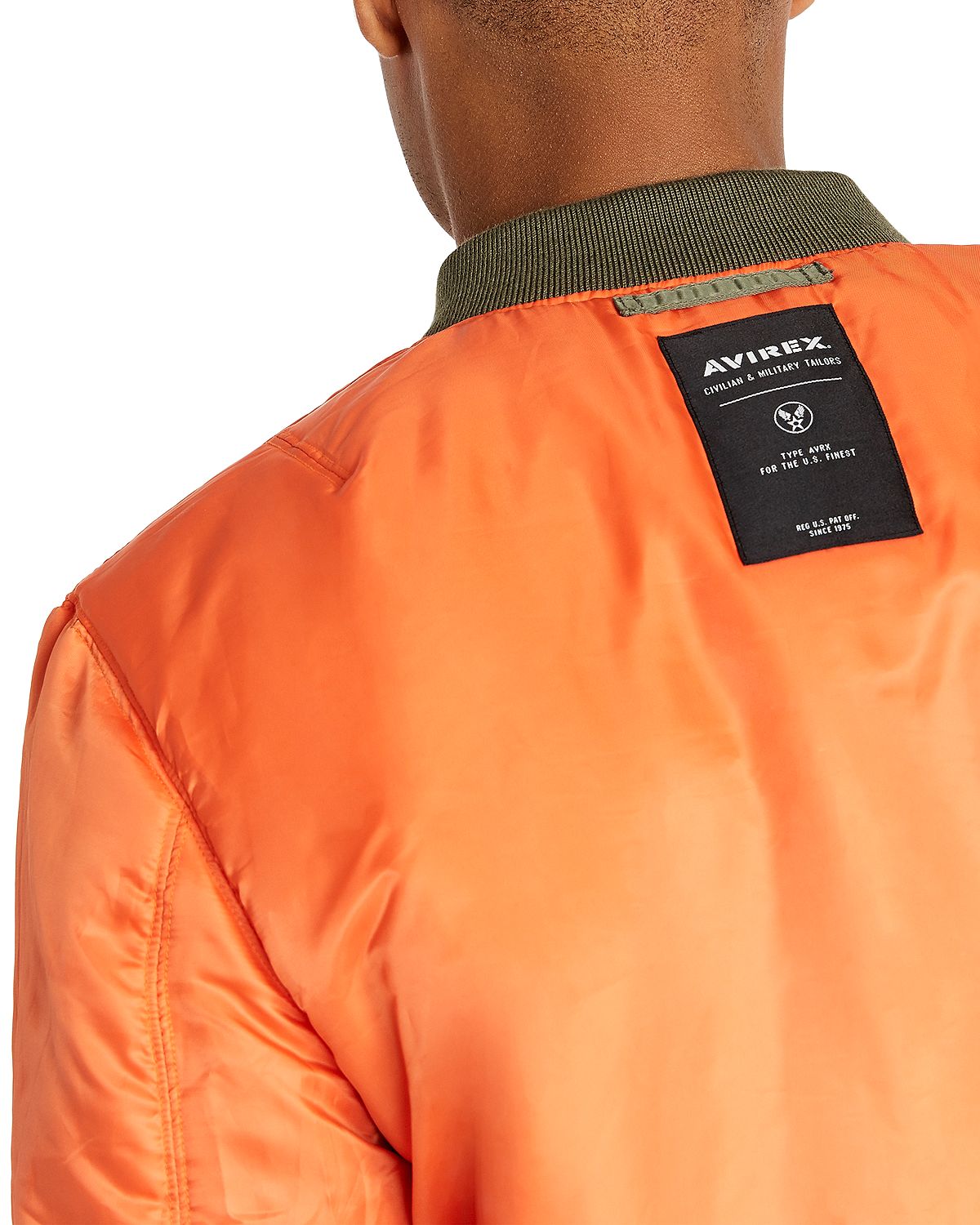 Avirex Ma-1 Logo Bomber Jacket Military Olive