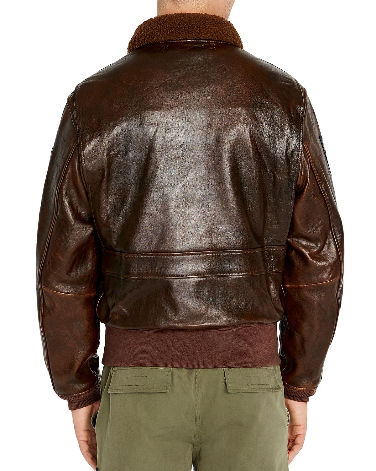 Avirex Regular Fit Aviator Jacket 2 Tone Tango