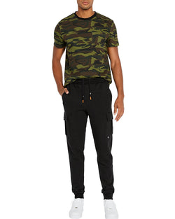 Avirex Slim Fit Jogger Pants Black thumbnail 2