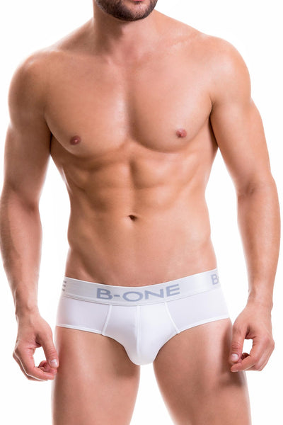 B-One by JOR White Classic Brief