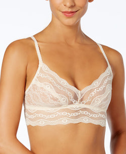 B.tempt'd By Wacoal Lace Kiss Bralette 910182 Mother of Pearl- Nude 01 thumbnail 1