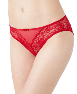 B.tempt'd By Wacoal Wo Lace Encounter Bikini 932204 Crimson Red thumbnail 2
