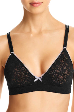 B.tempt'd Night Black Modern Method Lace Bralette thumbnail 1