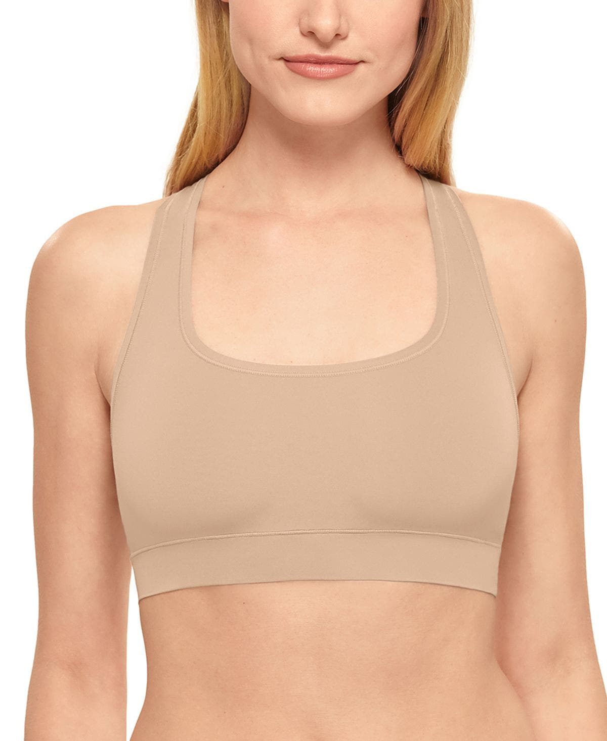 B.tempt'd One Future Foundation Nylon Crop Top Bralette 910389 Au Natural