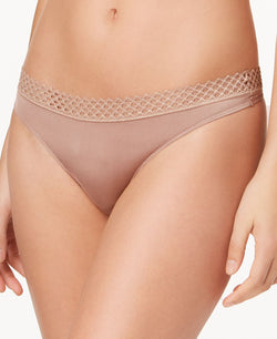 B.tempt'd Tied In Dots Lace-waist Thong 976238 Antler thumbnail 1