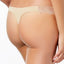 B.tempt'd Wink Worthy Lace-sides Thong Underwear 976221 Au Natural