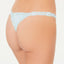 B.tempt'd Wo Insta Ready Lace Trim Thong 976229 Iced Aqua