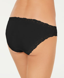 B.tempt'd Wo Insta Ready Low-rise Lace Trim Bikini 978229 Night thumbnail 2