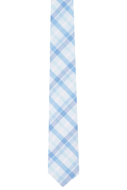 BAR III Aqua-Plaid Whitehaven Skinny Tie thumbnail 2
