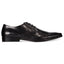 BAR III Black Dion Plain-Toe Oxford