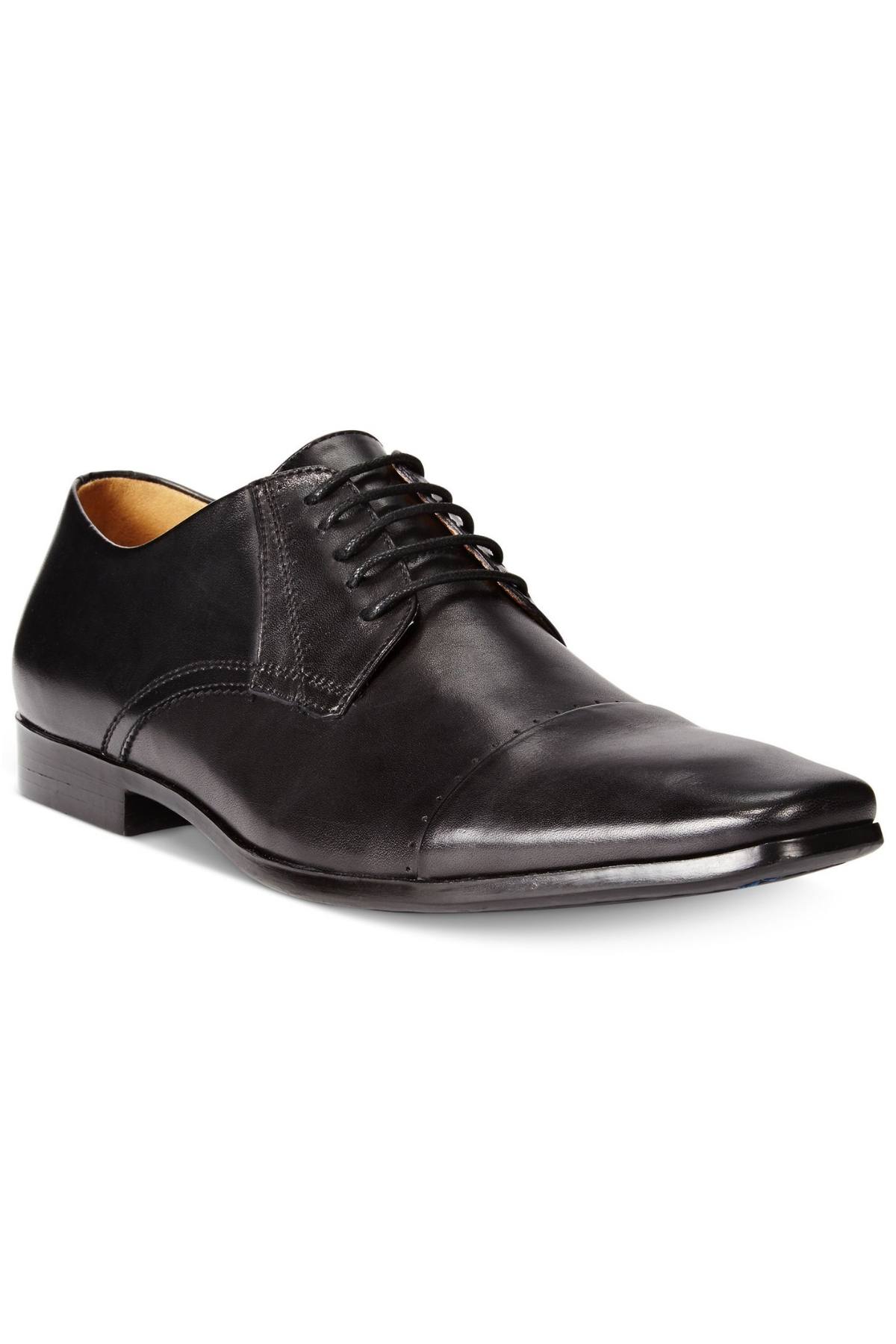 BAR III Black Jadon Cap-Toe Oxford