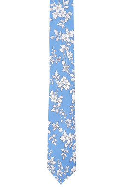 BAR III Blue Dao-Floral Skinny Tie thumbnail 2