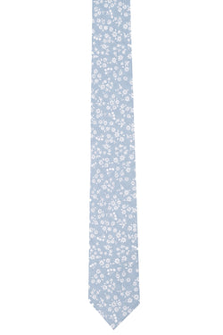 BAR III Blue Floral Cristales Skinny Tie thumbnail 2