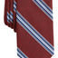 BAR III Burgundy/Blue Corby Striped Skinny Tie