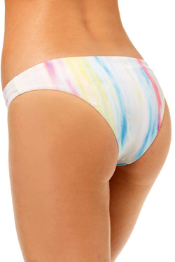 BAR III Cheeky Hipster Bikini Bottom in Watercolor Stripe thumbnail 3