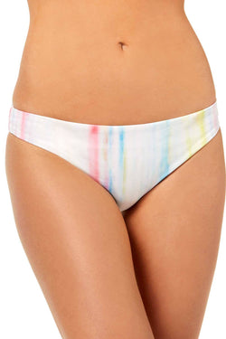 BAR III Cheeky Hipster Bikini Bottom in Watercolor Stripe thumbnail 1