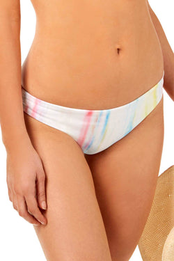 BAR III Cheeky Hipster Bikini Bottom in Watercolor Stripe thumbnail 2