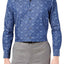 BAR III Denim Wildflower-Printed Slim-Fit Stretch Dress Shirt