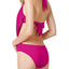 BAR III Draped Monokini One Piece Swimsuit in Orchid