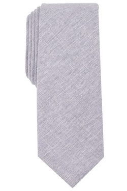 BAR III Grey Beach Solid Skinny Tie thumbnail 1