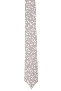 BAR III Grey Cristales-Floral Skinny Tie thumbnail 2