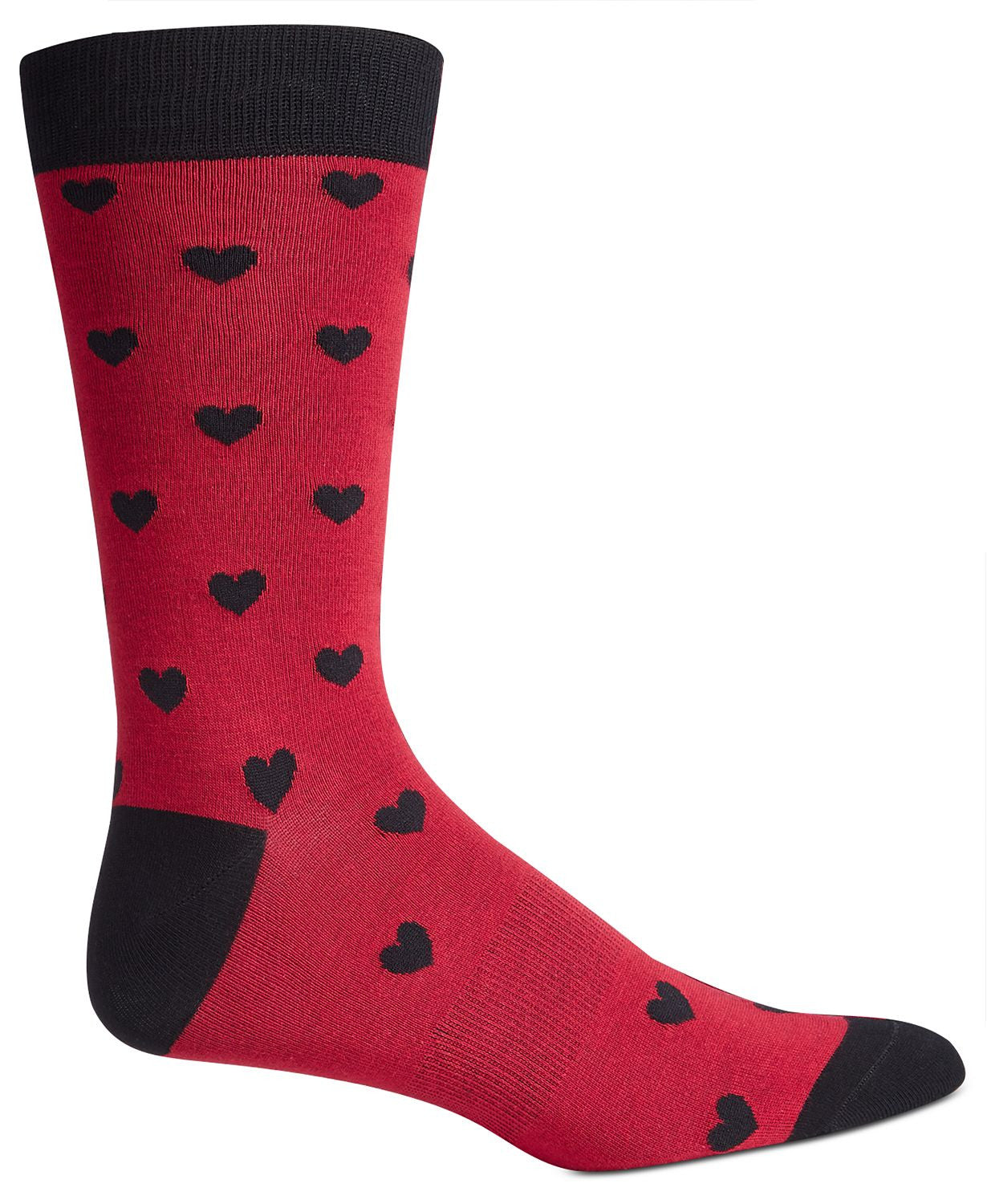 BAR III Heart Logo Socks Red