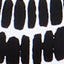 BAR III Kaleidoscope Printed Bandeau Bikini Top in Black/White