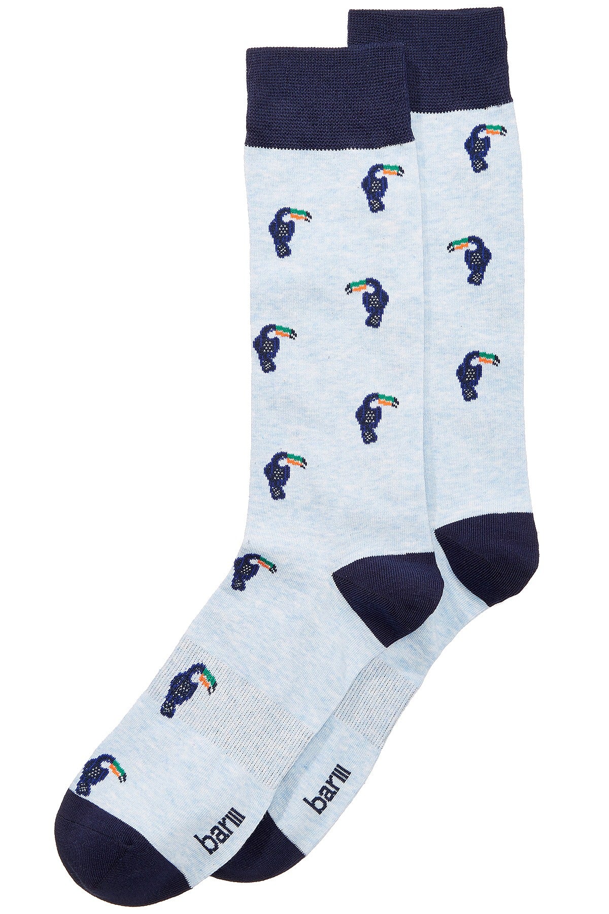 BAR III Light-Blue/Navy Toucan Socks