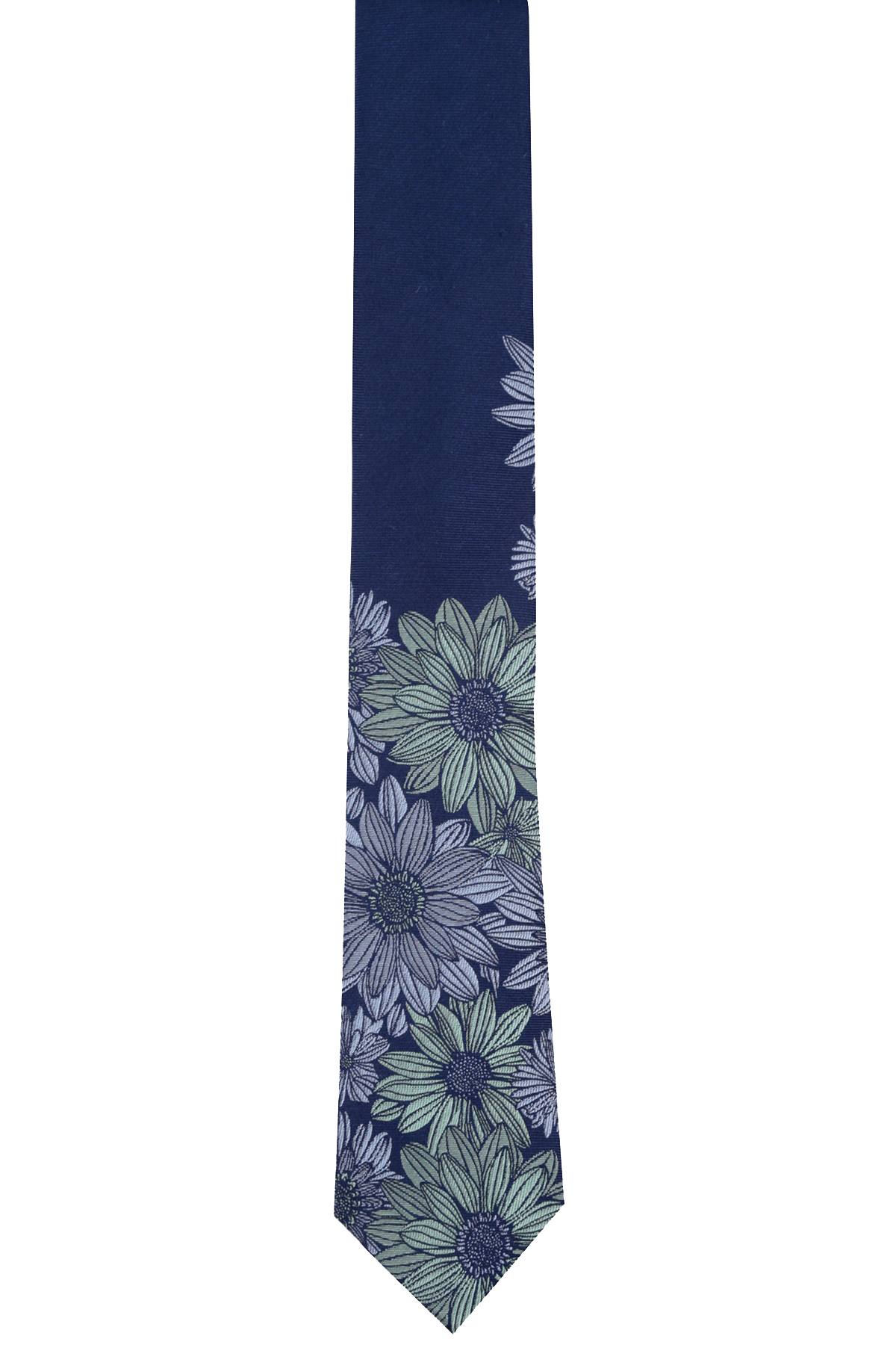 BAR III Mint Amer Floral Skinny Tie