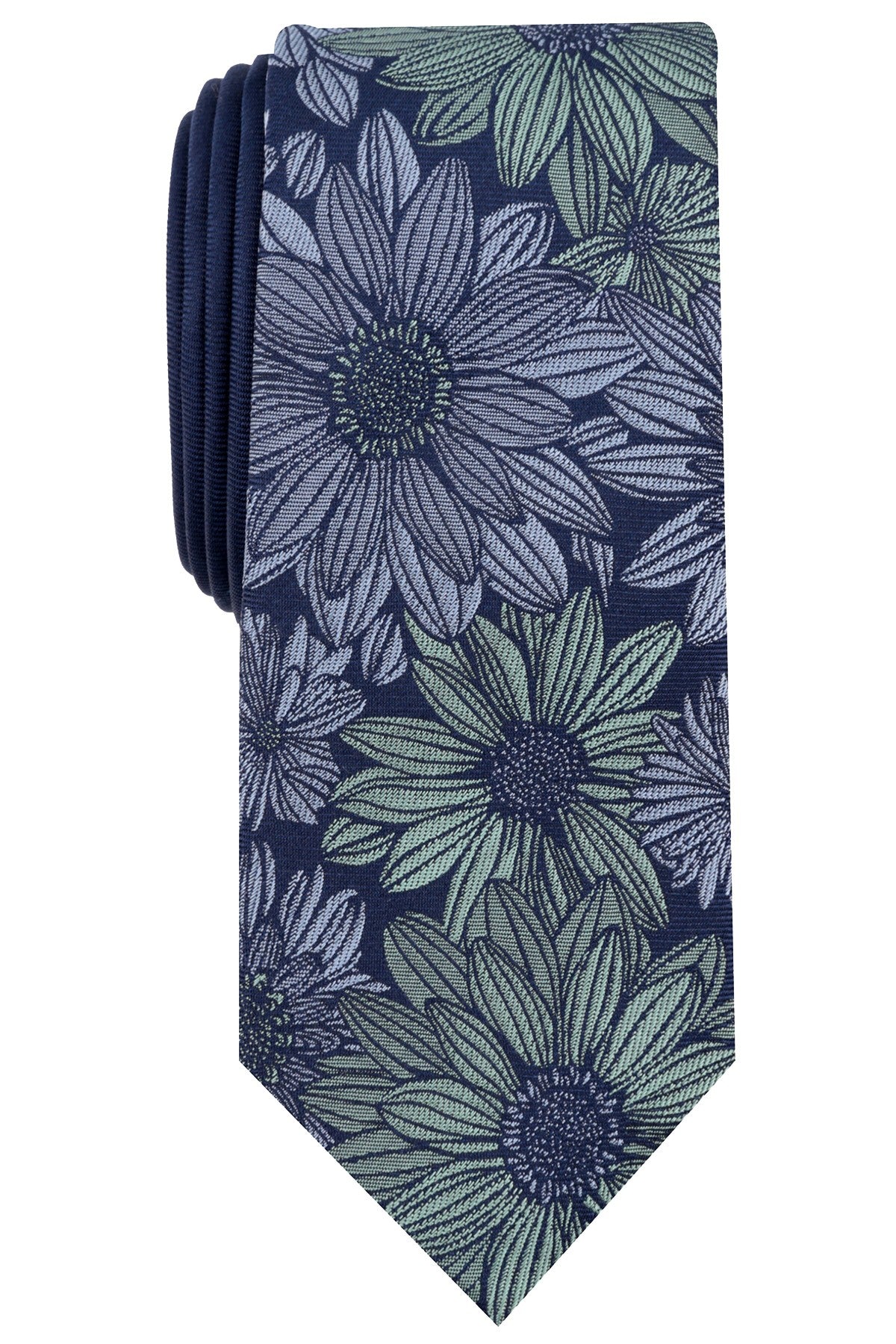 BAR III Mint Amer Floral Skinny Tie