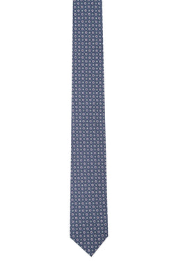 BAR III Navy Causeway-Neat Spring Skinny Tie thumbnail 2