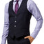 BAR III Navy Extra-Slim Fit Professional Vest