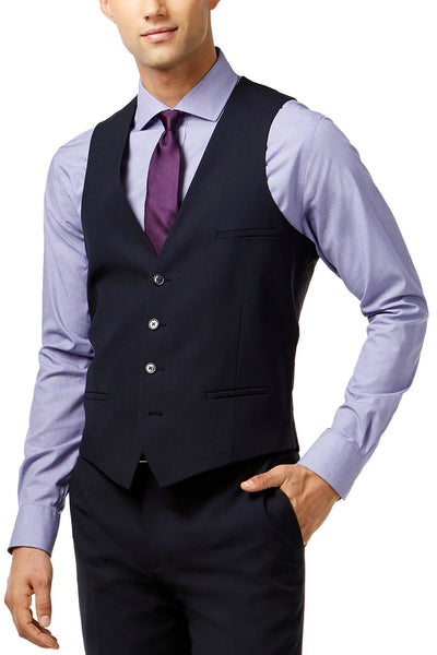 BAR III Navy Extra-Slim Fit Professional Vest