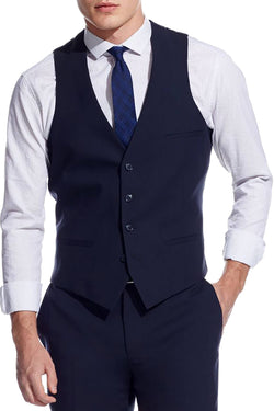 BAR III Navy Extra-Slim Fit Professional Vest thumbnail 2