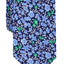 BAR III Navy Horan Floral Skinny Tie