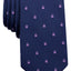 BAR III Navy/Lilac Lock Neat Skinny Tie