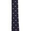 BAR III Navy Open Book Conversational Skinny Tie