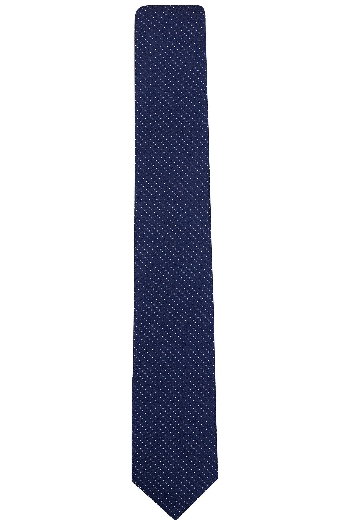 BAR III Navy Pindot Moorhouse Skinny Tie