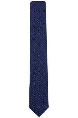BAR III Navy Pindot Moorhouse Skinny Tie thumbnail 2
