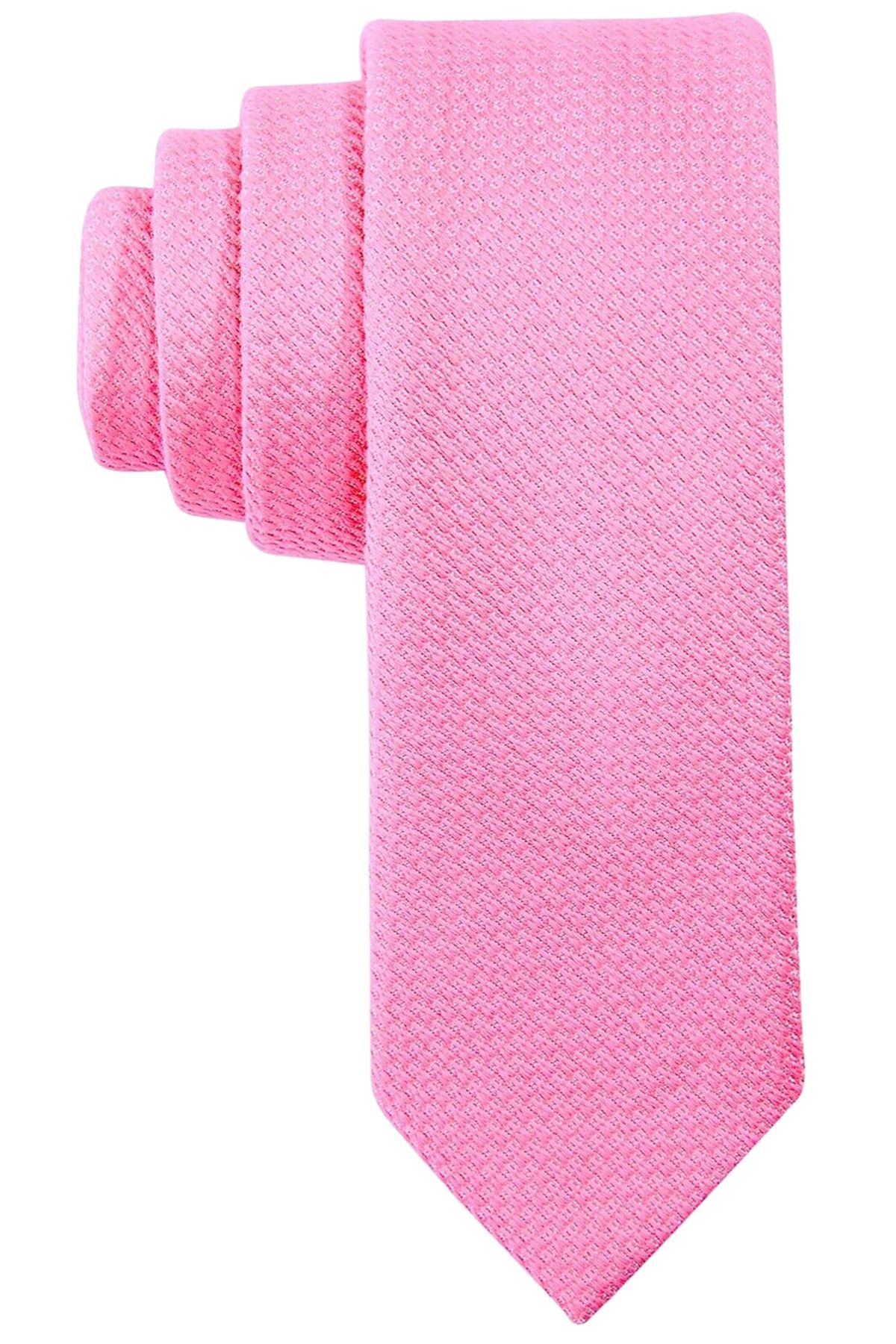 BAR III Pink Mahatma Solid Skinny Tie