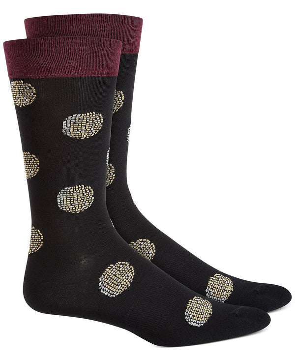 BAR III Printed Socks Black
