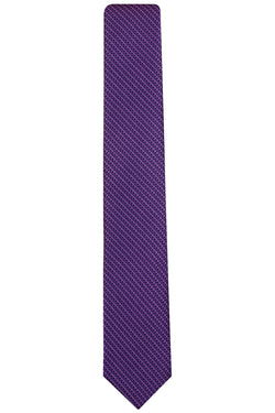 BAR III Purple Pindot Moorhouse Skinny Tie thumbnail 2
