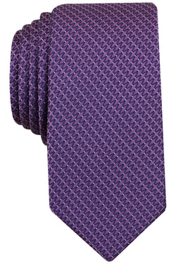 BAR III Purple Pindot Moorhouse Skinny Tie thumbnail 1