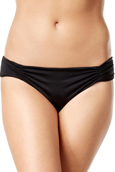 BAR III Tab Side Cheeky Bikini Bottom in Black