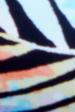 BAR III Tie Dyed Halter Bikini Top in Black thumbnail 4