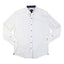 BAR III White Oxford Wear-Me-Out Slim-Fit Stretch Easy-Care Dress Shirt