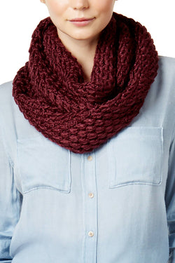 BCBGeneration Brulee Tucked Stitch Infinity Loop Scarf thumbnail 1