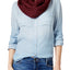 BCBGeneration Brulee Tucked Stitch Infinity Loop Scarf