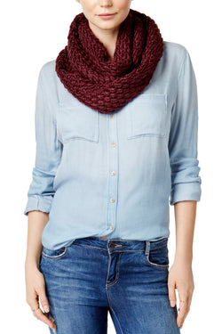 BCBGeneration Brulee Tucked Stitch Infinity Loop Scarf thumbnail 2